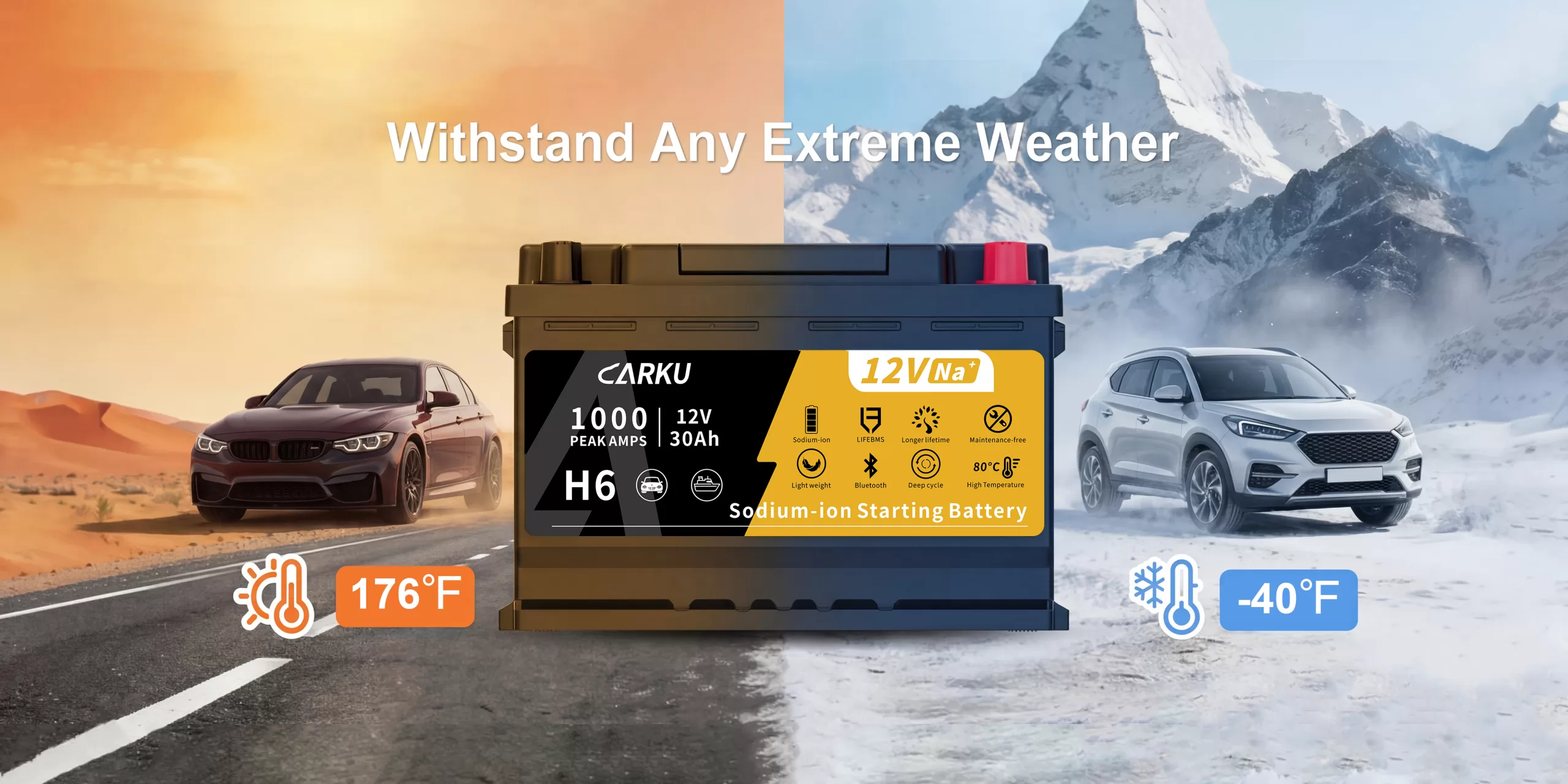 sodium-ion H6 battery keeps your vehicle powered reliably